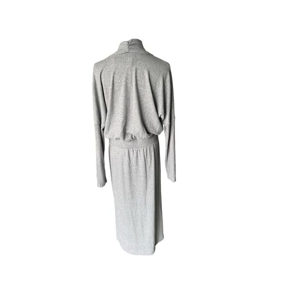 NWT Anthropologie Daily Practice Draped Cowl Neck Midi Dress Medium MSRP $120 - Picture 8 of 12